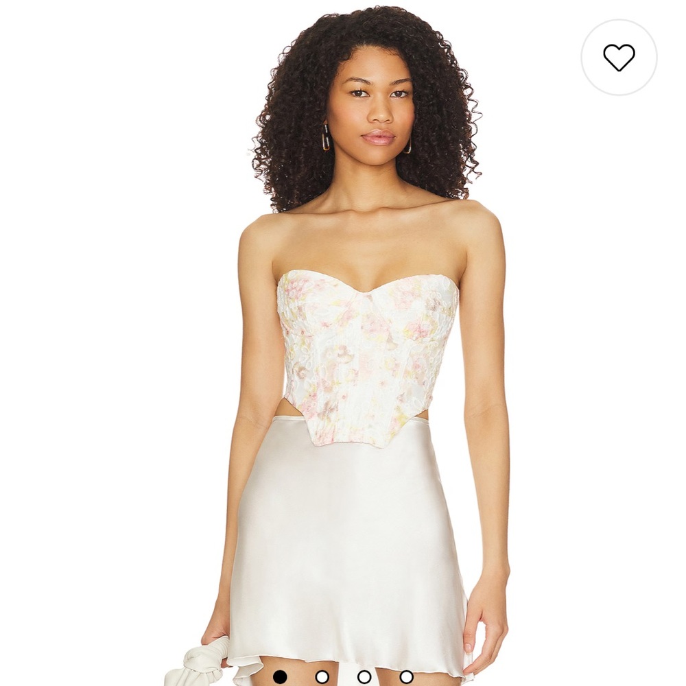 Bardot Lila Bustier in Sunny Floral